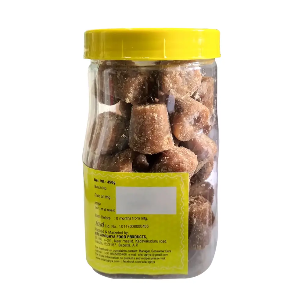 Sri Aroghya Jaggery Cubes 450g (Pack of 2) - Image 3